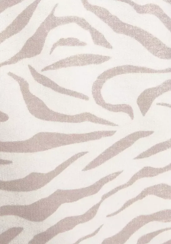 Kapuzensweatjacke"/ Sweatshirtjacke Mit Details In Rosegold"