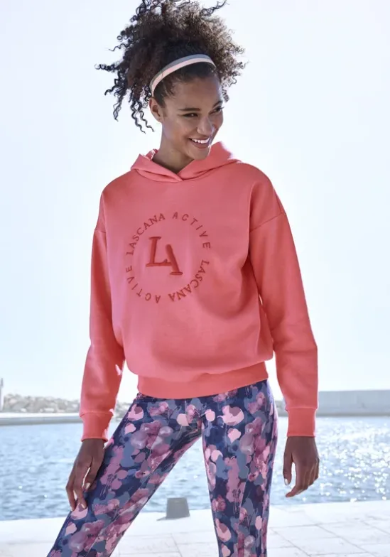 Kapuzensweatshirt"- Performance Hoodie Mit Runder Logostickerei Und"