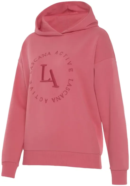 Kapuzensweatshirt"- Performance Hoodie Mit Runder Logostickerei Und"