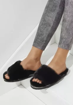 Pantolette"Hausschuh, Plusch Hausschuhe"