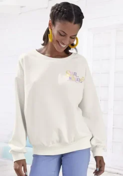 Sweatshirt"Mit Rippbundchen"