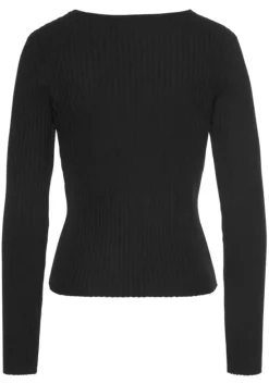 V-Ausschnitt-Pullover